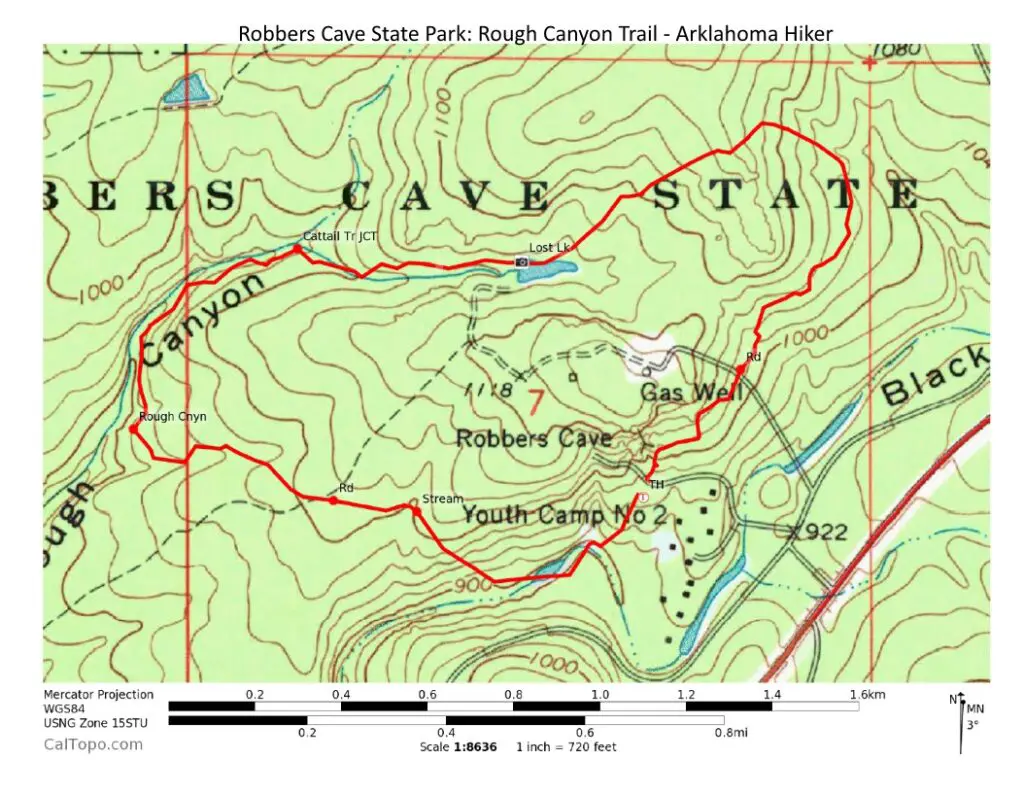 Robbers Cave location