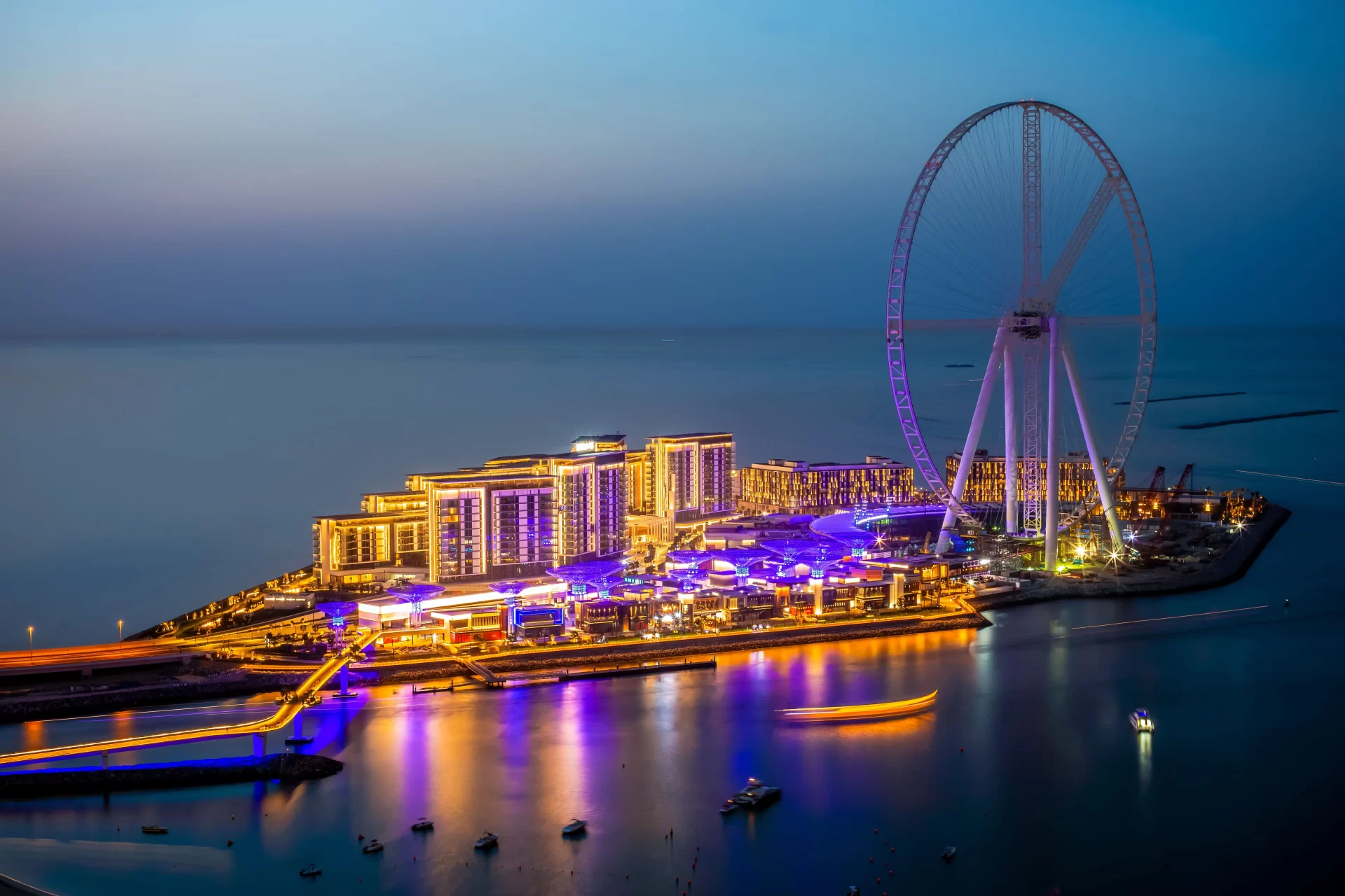 The Breathtaking Blue Water Island in Dubai